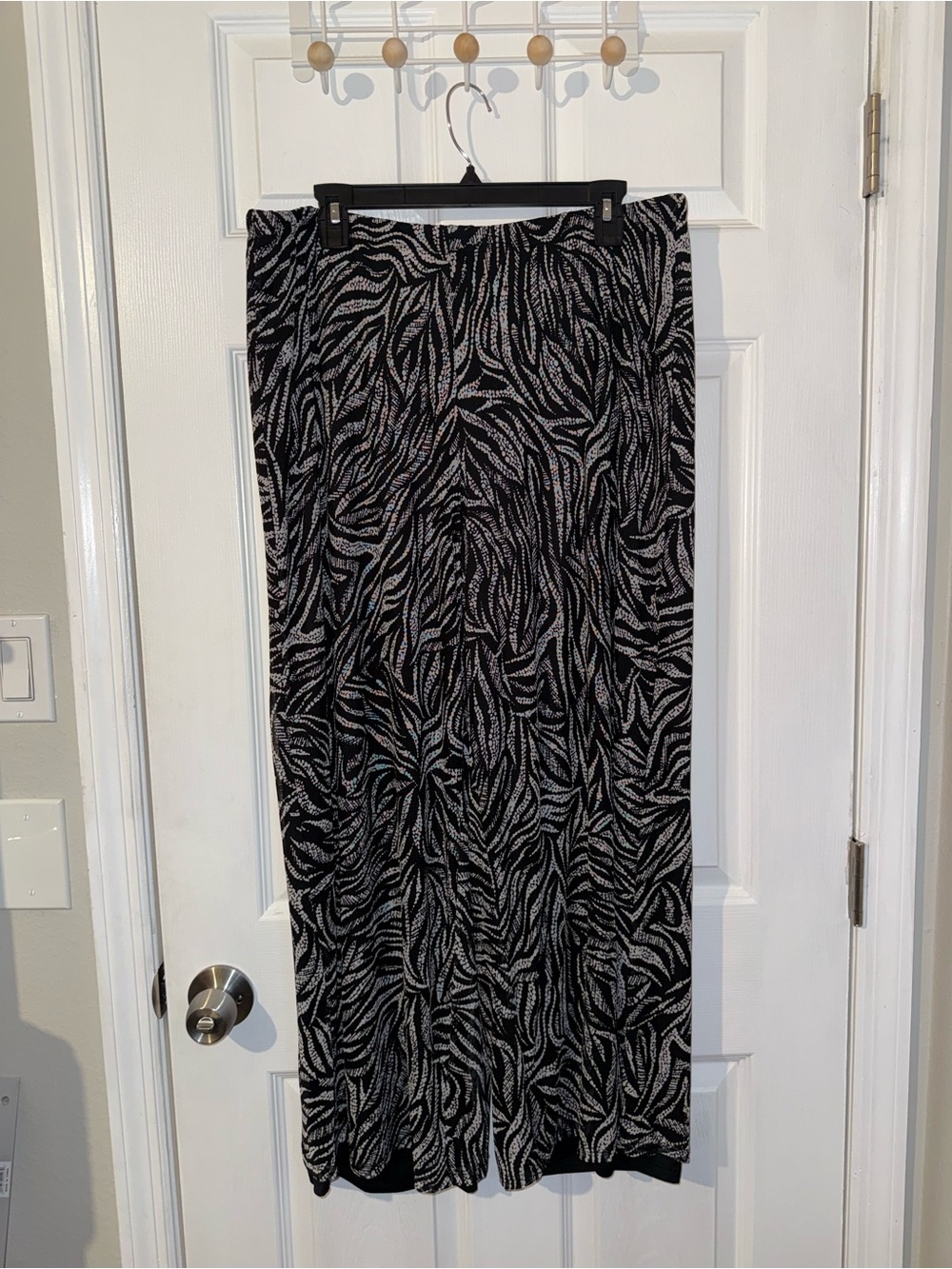 Harper 241 Women's Flowy Boho Pants Size 1X Plus Elastic Waist Wide Leg NWT